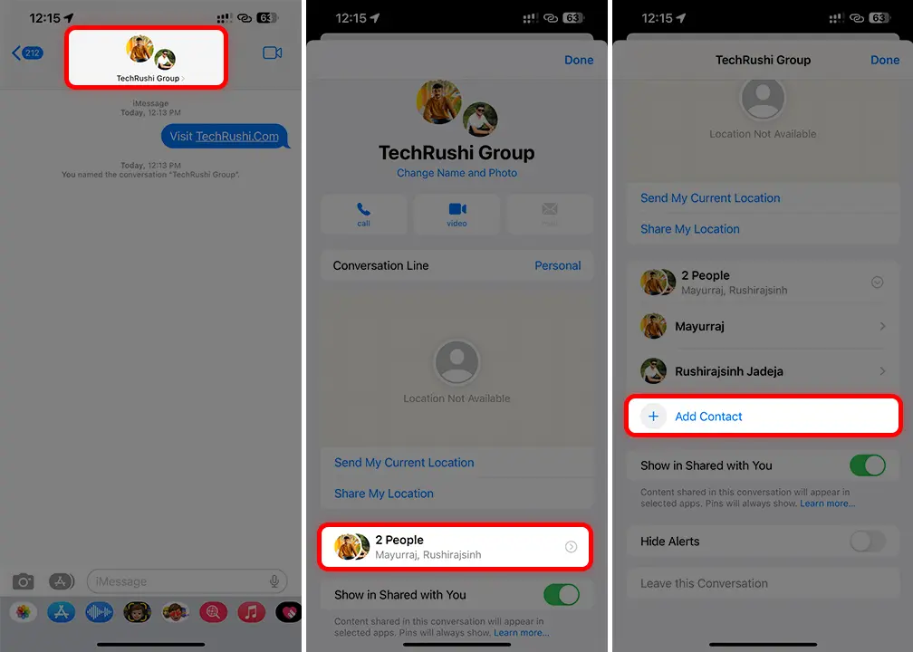 How To Create And Name A Group Text On IPhone TechRushi   How To Add Someone To A Group Text.webp