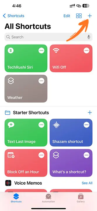 How to Change App Icons on iPhone with Shortcuts Step 2