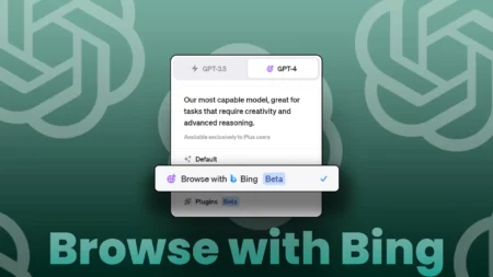Browse with Bing feature in ChatGPT