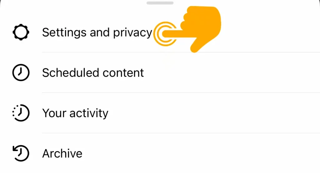 Clear Instagram Cache using Instagram Settings 3