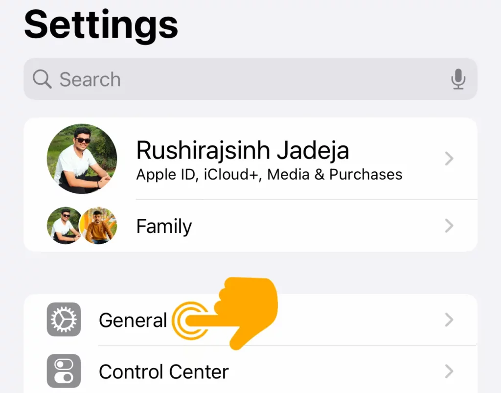 Clear Instagram cache using iPhone settings 1