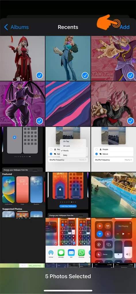 How to have Multiple Pictures as Wallpaper on iPhone iOS 16 - 4