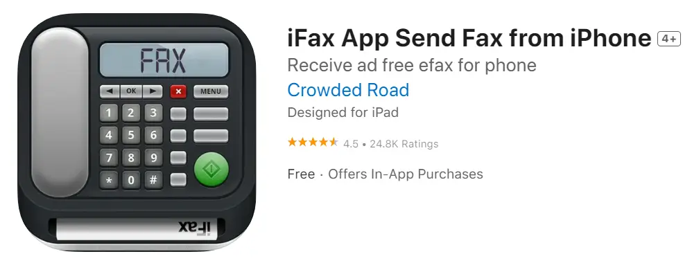 Send a Fax From iPhone with iFax App