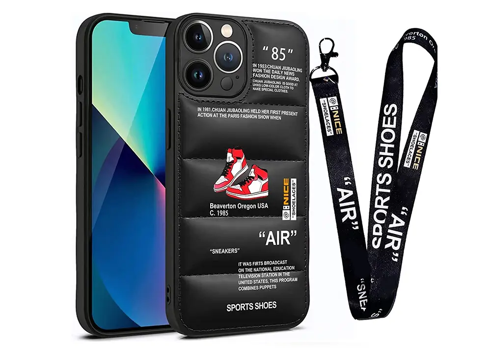 Sports Shoes Brand Puffer Case - iPhone 14 Plus