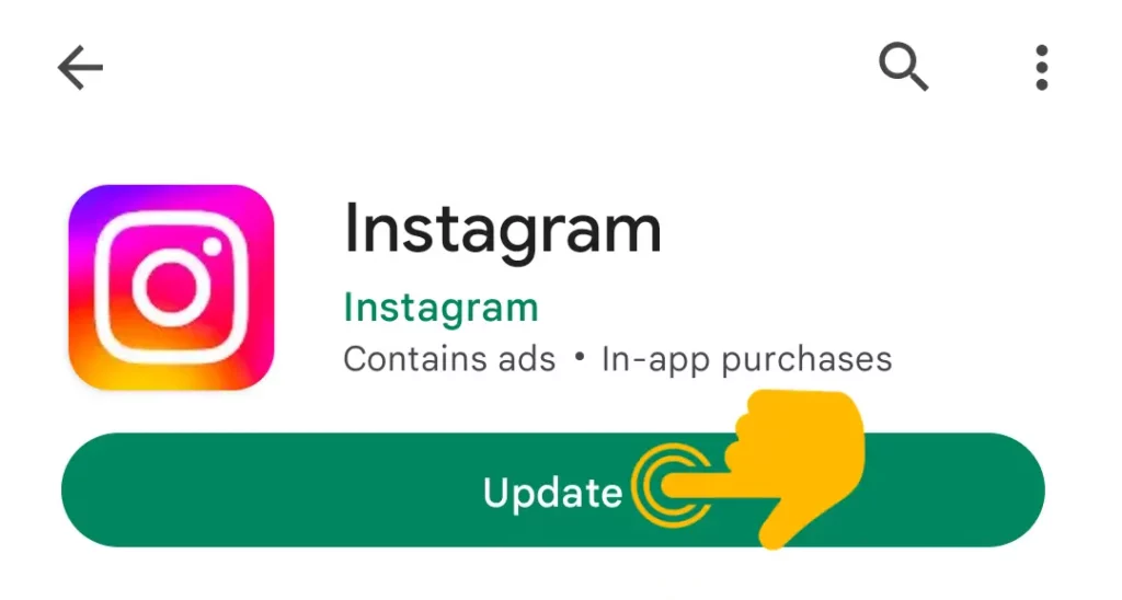 Update the Instagram app to fix the Instagram notes issue 3