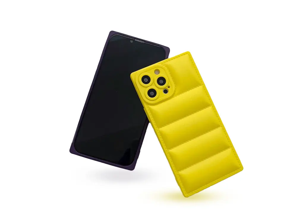 WPCase Square Puffer Jacket Silicone Case - iPhone 14 Plus