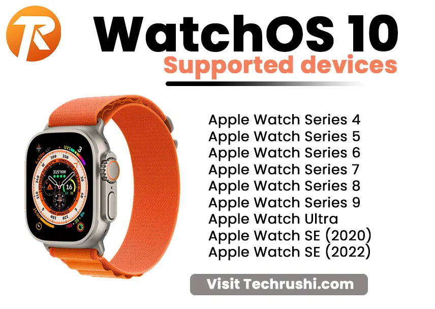 WatchOS 10 Supported devices