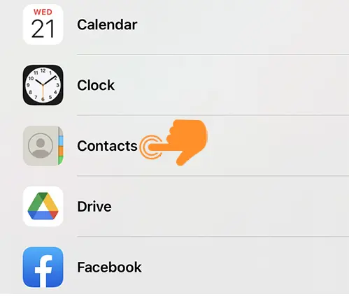 Add Contact Widget with Call and Message Button on iPhone 2