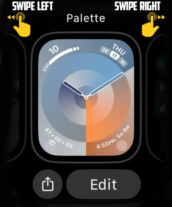 Change Watch Face in watchOS 10 on Apple Watch 2