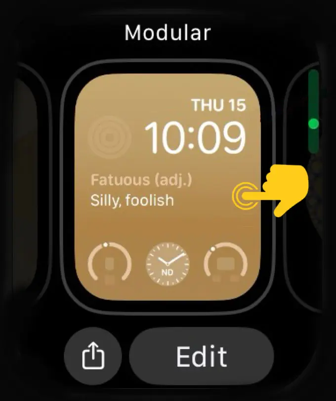Change Watch Face in watchOS 10 on Apple Watch 3