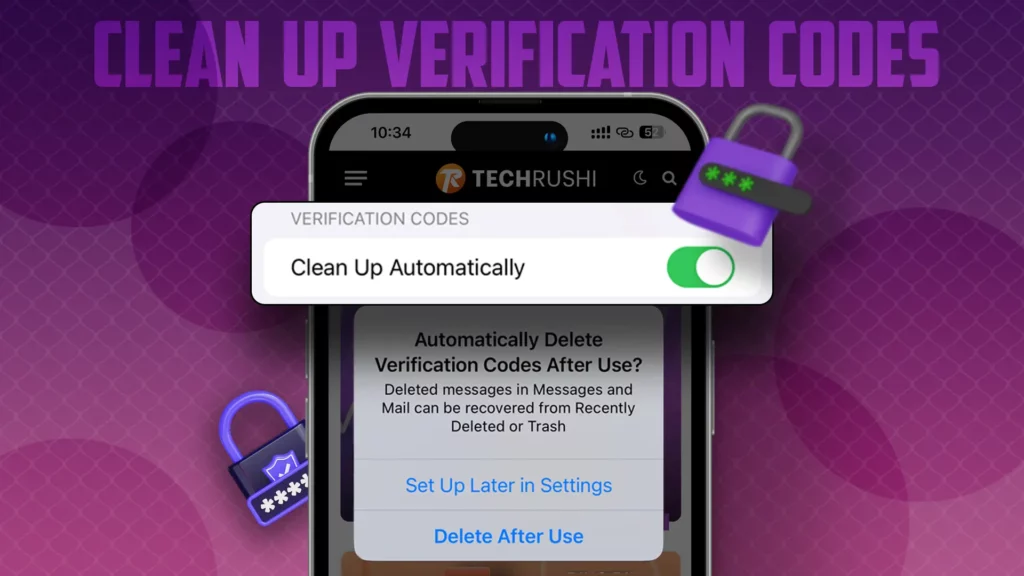 Clean Up Automatically Verification Codes on iPhone