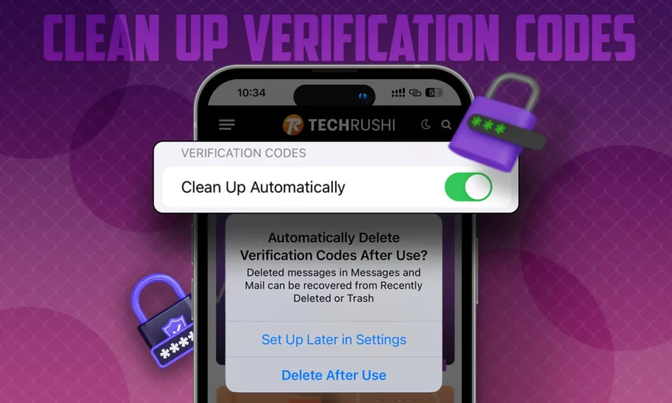 Clean Up Automatically Verification Codes on iPhone