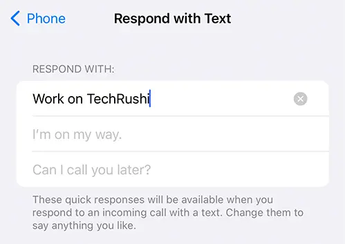 Create Quick Responses for Incoming Calls in iOS 17 4