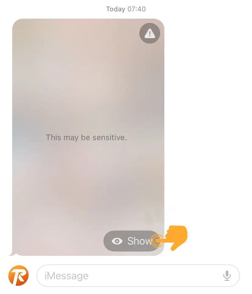 Enable Sensitive Content Warning on iPhone 8
