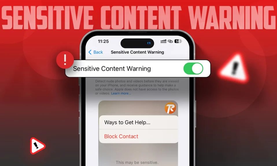 Enable Sensitive Content Warning on iPhone in iOS 17