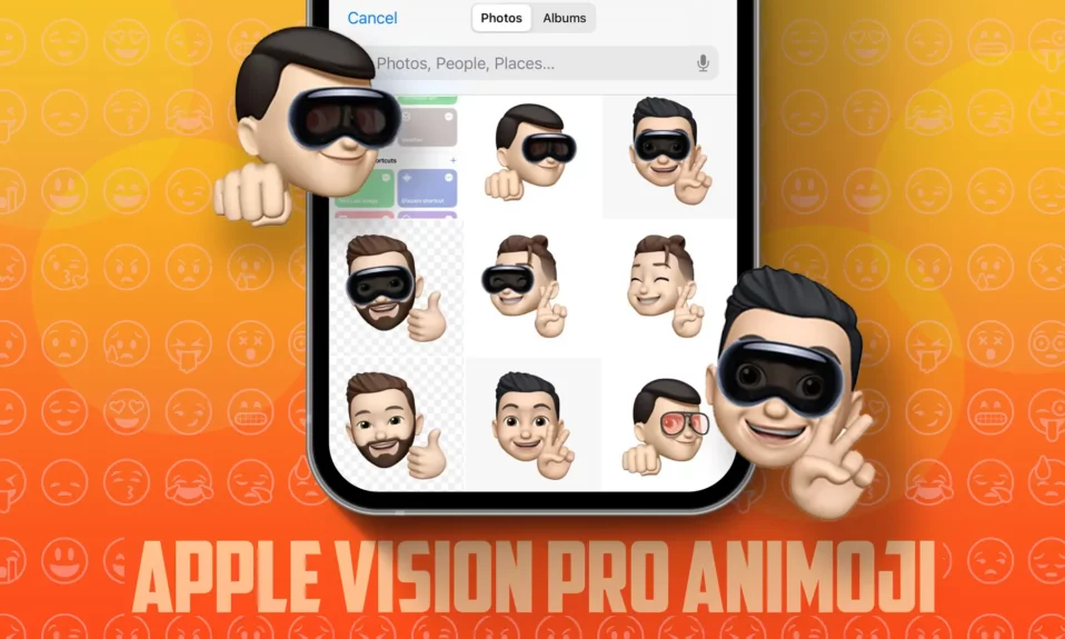 Get and Create Apple Vision Pro Animoji on iPhone