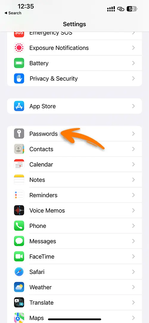 How to Share Family Passwords or Passkeys in iOS 17 Step 2
