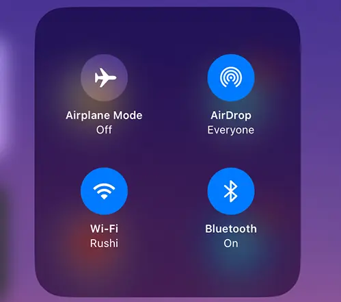Manually Turning Off and On Wi-Fi and Bluetooth in iPad