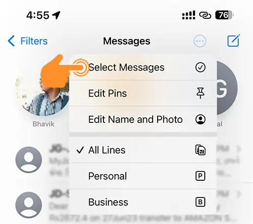 Mark All Messages as Read on iOS 17 5