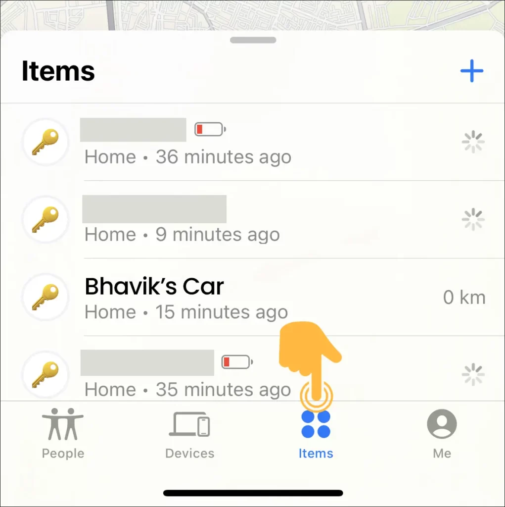 Share AirTag with Family on iPhone 1