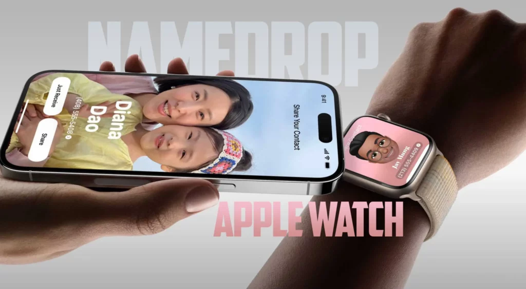 Use NameDrop on iPhone and Apple Watch
