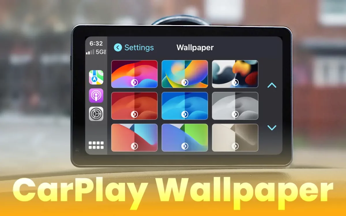 iOS 17 CarPlay Wallpapers