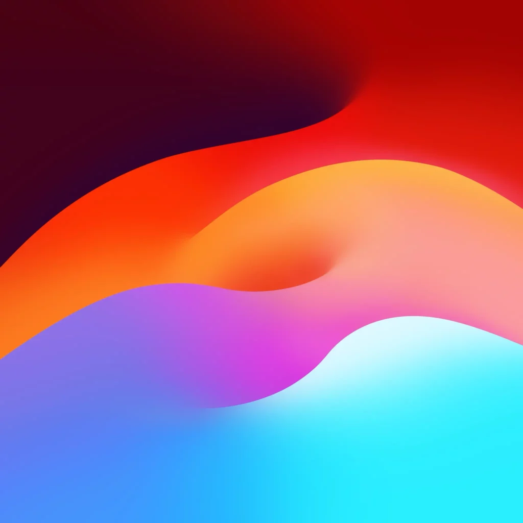 iOS 17 Multicolor iOS 17 Light Wallpaper CarPlay