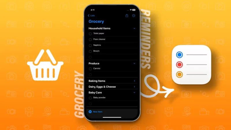 Grocery Shopping Made Easy: How to use iOS 17 Reminders App
