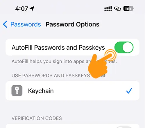 Apple AutoFill Passwords and PassKeys in iOS 17