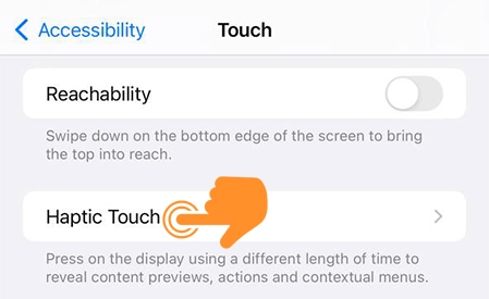 Enable Fast Haptic Touch On iPhone 3