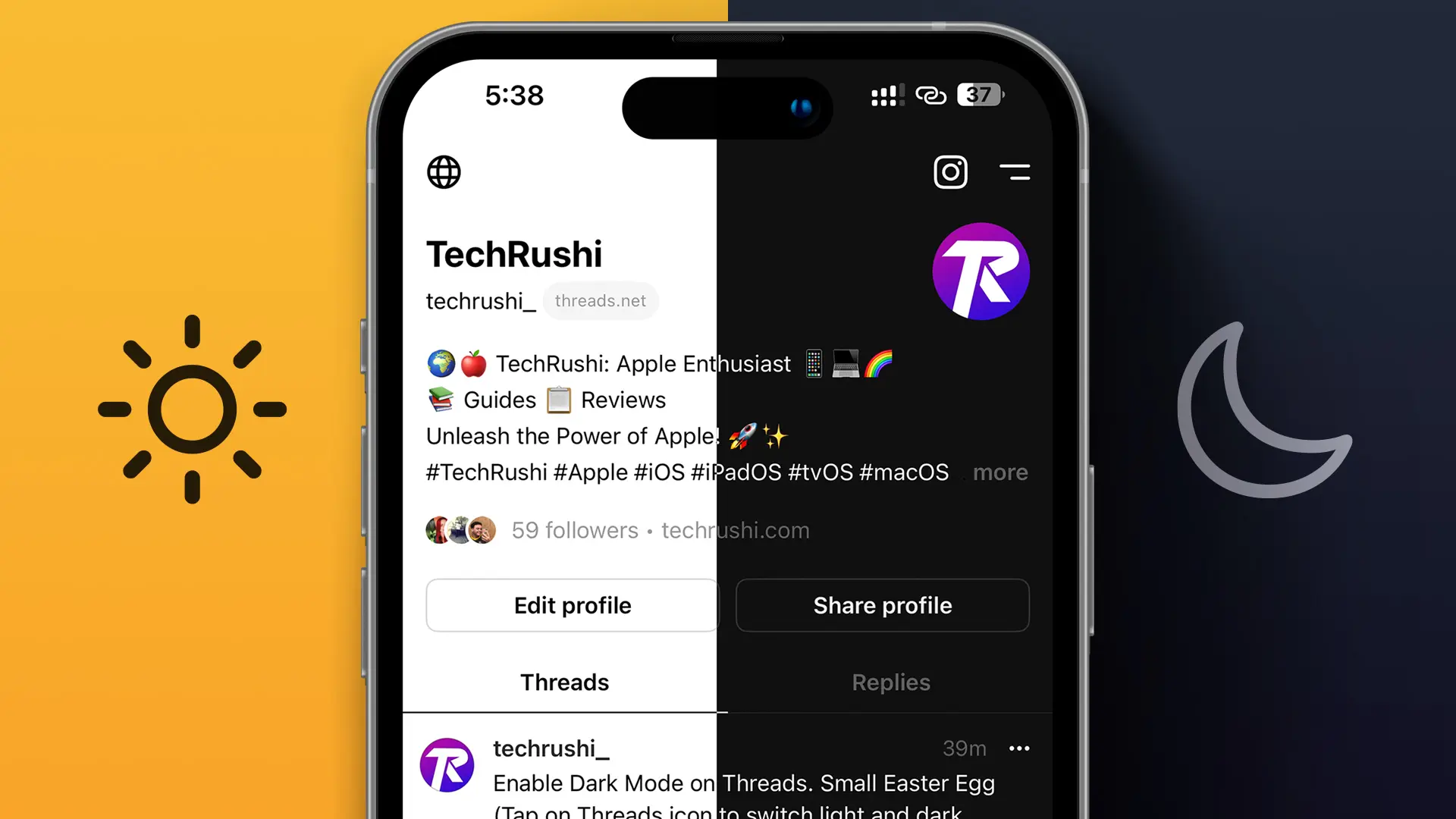 How to Enable Dark Mode on Threads App