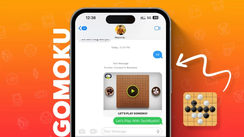 How to Play Gomoku Game Pigeon On iMessage