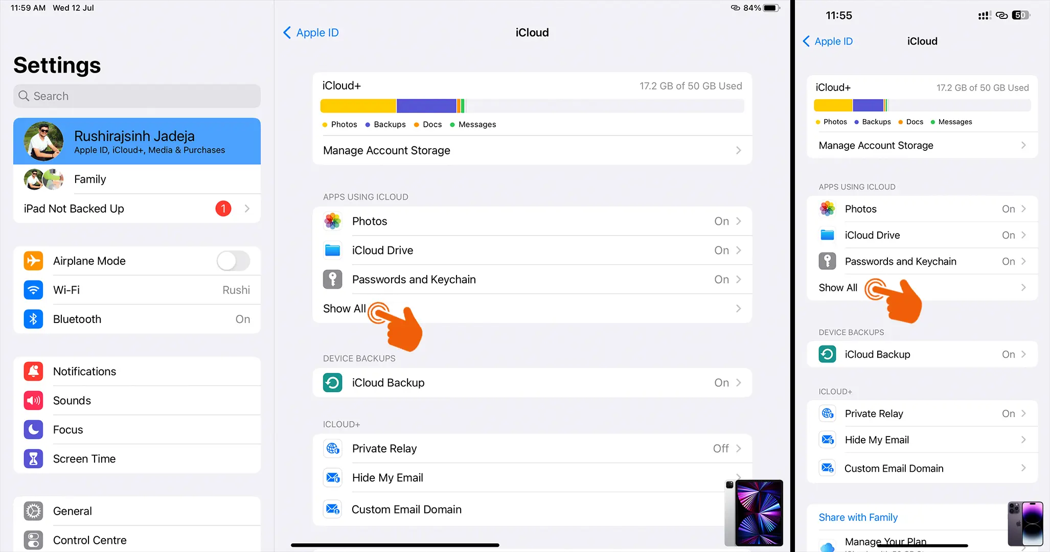 How to Sync iMessage to iCloud on iPhone and iPad Step 2
