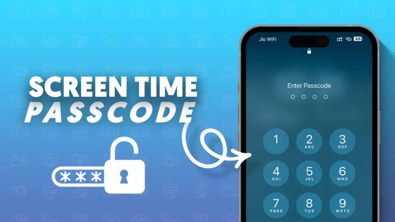 No Option for Forgot Screen Time Passcode? Here’s Solution