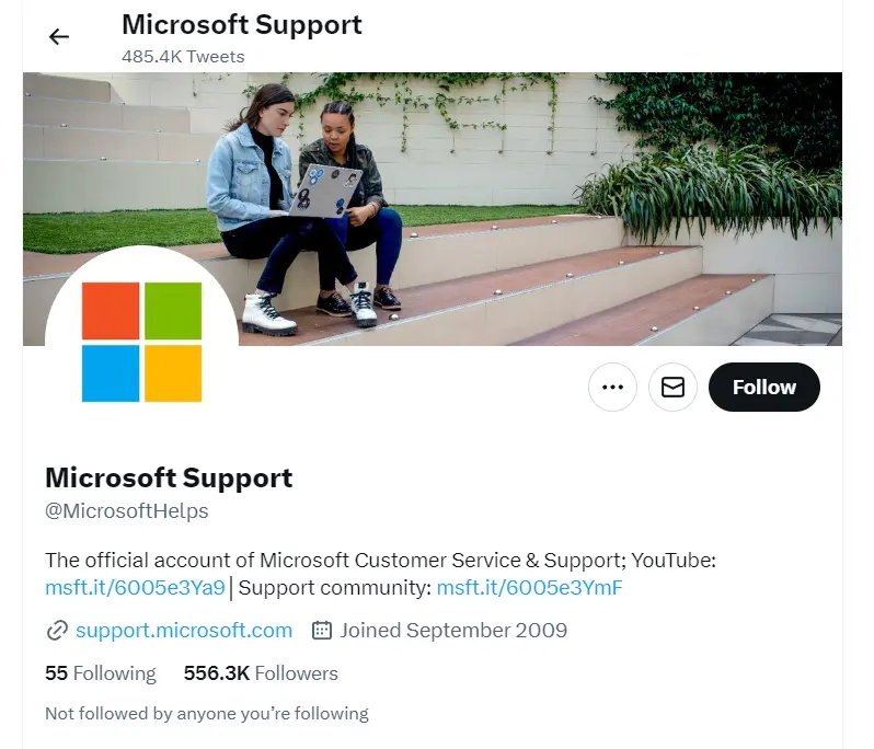 Use Social Media to Get Help in Windows 11