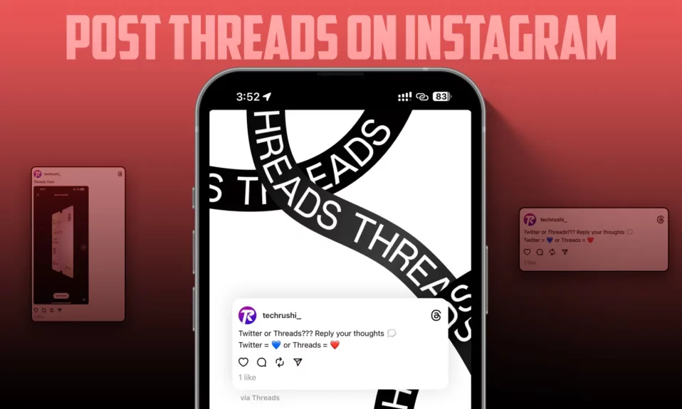how to Post Your Thread on Instagram