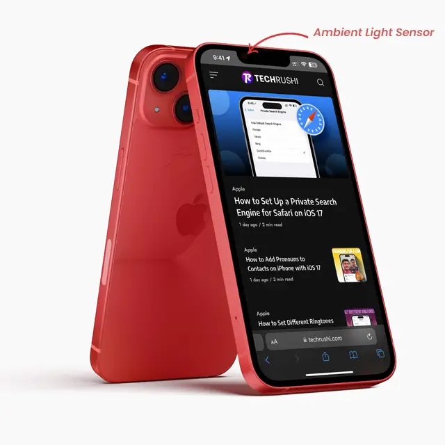 Ambient Light Sensor on iPhone