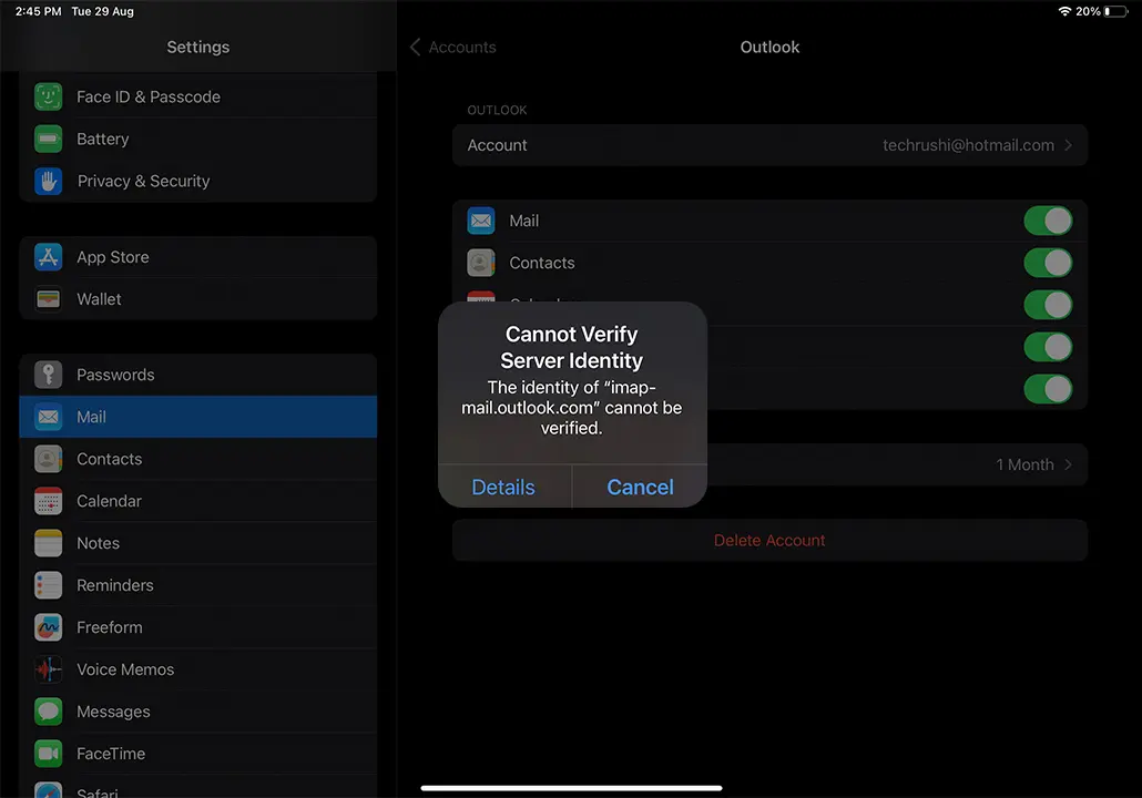 How to Fix "Cannot Verify Server Identity" on Your iPhone or iPad TechRushi