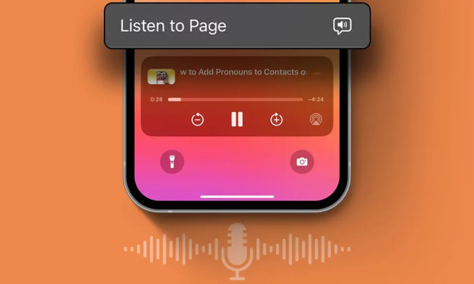 Change Listen to Page Voice in Safari on iOS 17