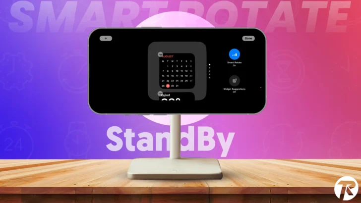 How to Turn off Smart Rotate Widgets in StandBy Mode Enable Smart Rotate for StandBy Mode Widgets on iPhone in iOS 17