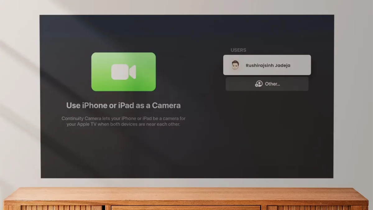FaceTime on Apple TV by techrushi