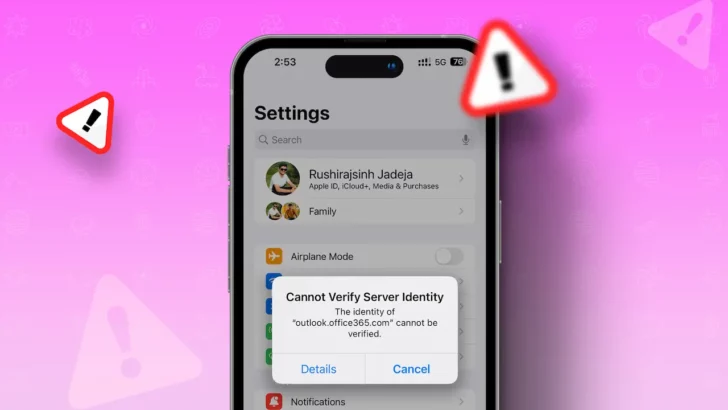 How to Fix Cannot Verify Server Identity