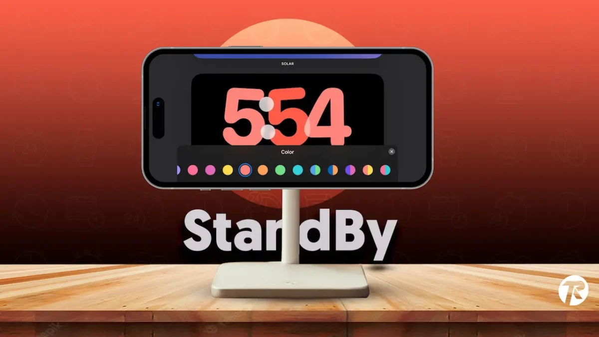 How to change clock style in StandBy Mode
