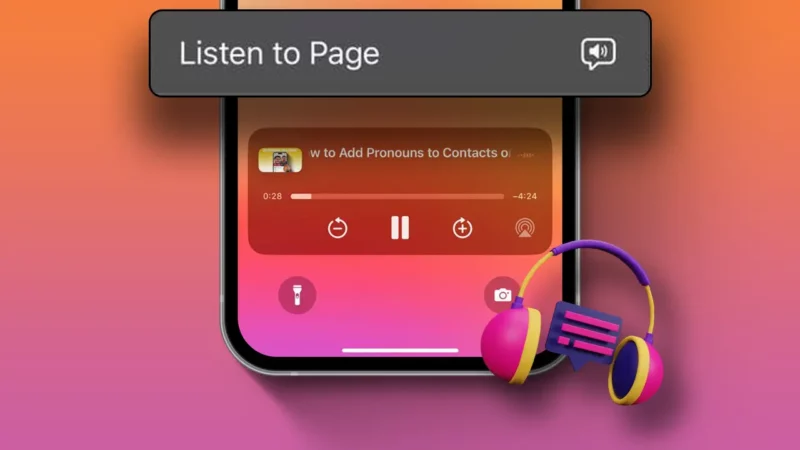 How to Listen to Webpages in Safari on iPhone with iOS 17