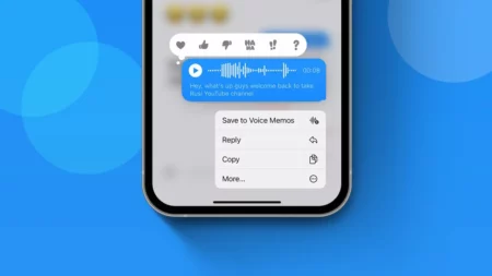 Save to Voice Memo on iPhone