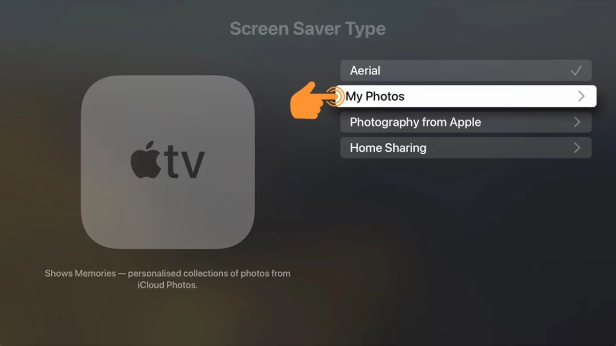 Set Memories As Screen Saver on Apple TV 4