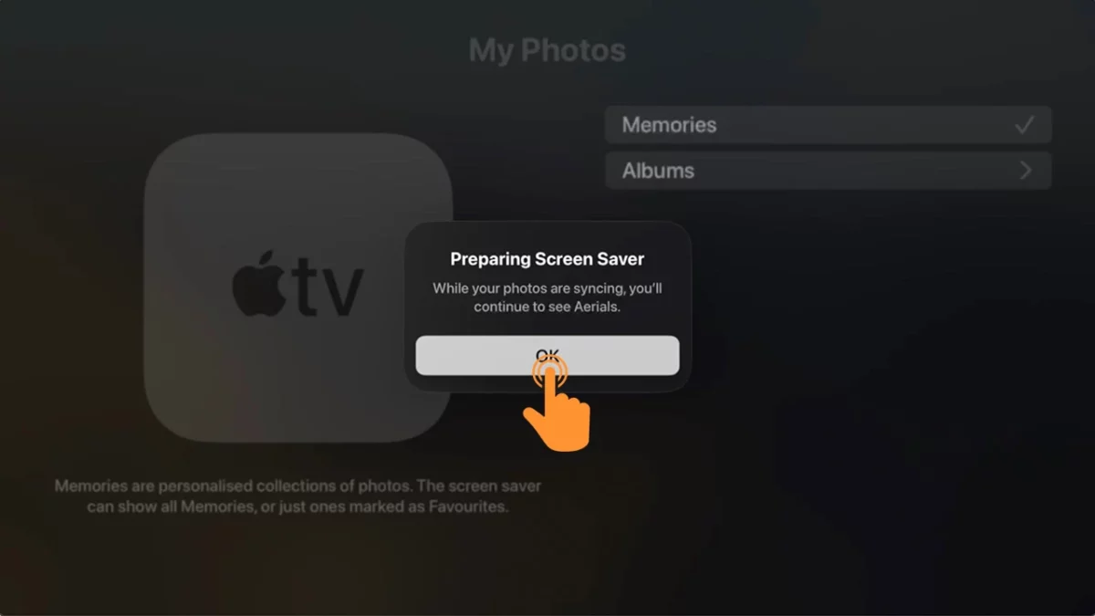 Set Memories As Screen Saver on Apple TV 6