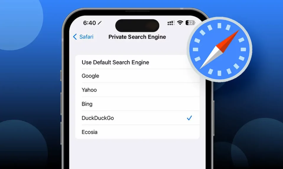 Set a Private Search Engine for Safari