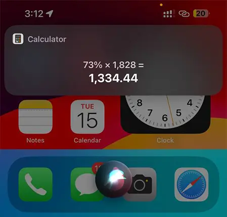 Solving Complex Equations with Apple's Siri