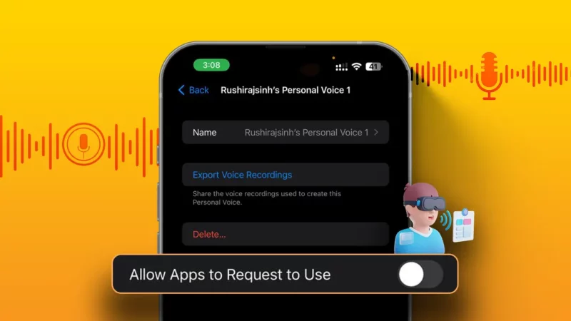 How to Store Personal Voice on iPhone in iOS 17